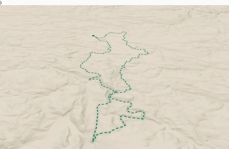 Adventure Gravel route preview